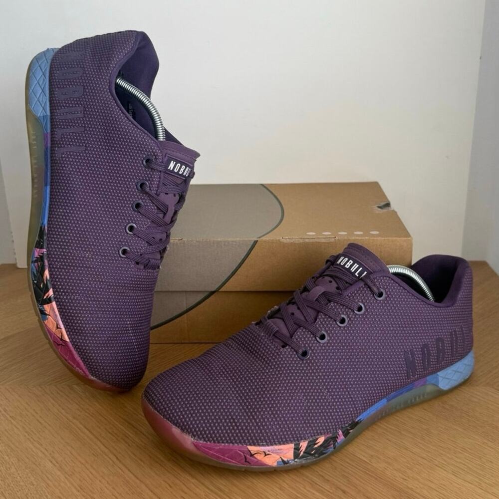 NoBull Outwork Purple/Blue Men Running Sneakers - SZ 12.5